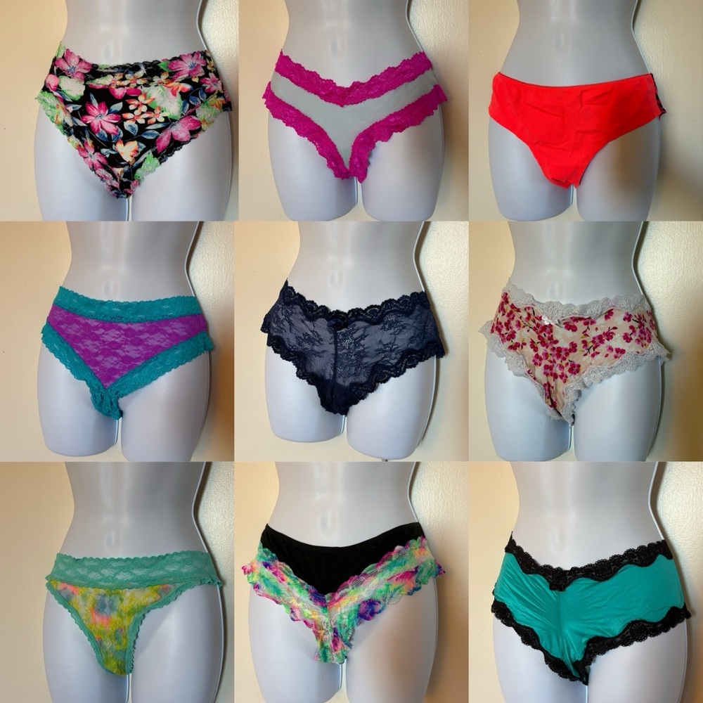 Floral and Lace Women's Panty Set